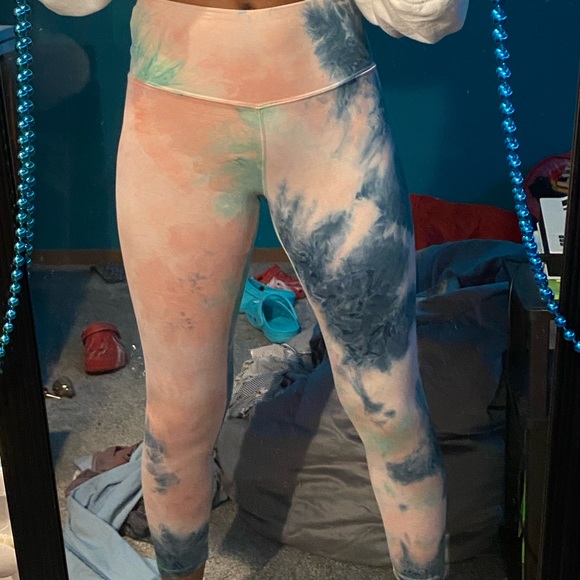 Wallflower Pants - Marble Tie Dye Leggings